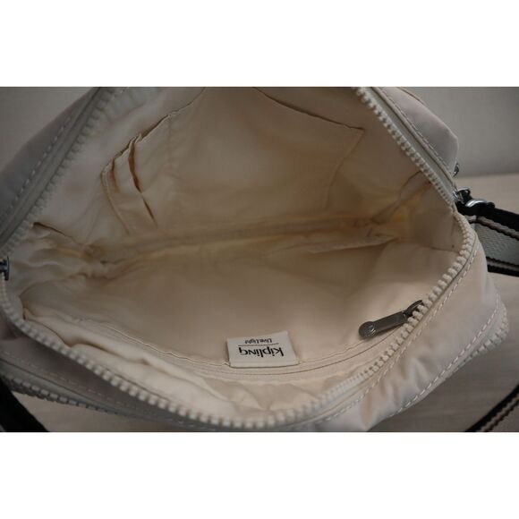 Kipling K17076-W58 Women's Md. Light Sand/Beige Abanu Crossbody/Shoulder Bag - Picture 6 of 16